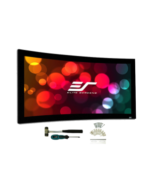 ELITE SCREENS LUNETTE CURVED21:9 / CineWhite / 322 x 137 Beamer Leinwand