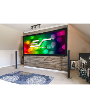 ELITE SCREENS LUNETTE CURVED21:9 / CineWhite / 322 x 137 Beamer Leinwand
