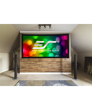 ELITE SCREENS LUNETTE CURVED21:9 / CineWhite / 322 x 137 Beamer Leinwand