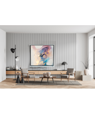ELITE SCREENS TRIPODSchwarz / 1:1 / 244 x 244 Beamer Leinwand