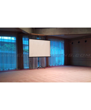 ELITE SCREENS TRIPODSchwarz / 1:1 / 244 x 244 Beamer Leinwand