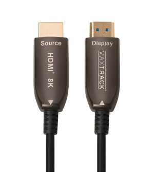 MAXTRACK C507-50ML Aktives Glasfaser Verlustfreie 8K @60 Hz Signale über lange Distanzen 50M HDMI Kabel
