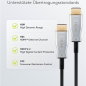 GOOBAY Optisches Hybrid High-Speed-HDMI™-Kabel mit Ethernet (AOC) HDMI Kabel 100 m GOOBAY Optisches Hybrid High-Speed-HDMI™-Kabel mit Ethernet (AOC) HDMI Kabel 100 m