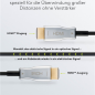 GOOBAY Optisches Hybrid High-Speed-HDMI™-Kabel mit Ethernet (AOC) HDMI Kabel 100 m GOOBAY Optisches Hybrid High-Speed-HDMI™-Kabel mit Ethernet (AOC) HDMI Kabel 100 m