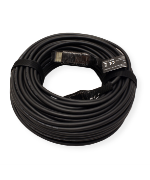 ROLINE Ultra HDMI Aktiv Optisches 8K Kabel HDMI Ultra HD mit Ethernet Kabel, schwarz