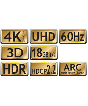 MAXTRACK C508-100ML verlustfrei über 100 m - aktives Glasfaser HDMI Kabel