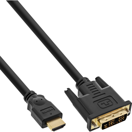 INLINE Kabel HDMI zu DVI HDMI