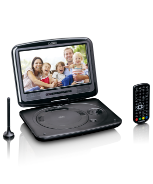 LENCO DVP-9463BK Tragbarer DVD-Spieler, Schwarz