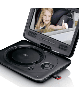 LENCO DVP-9463BK Tragbarer DVD-Spieler, Schwarz