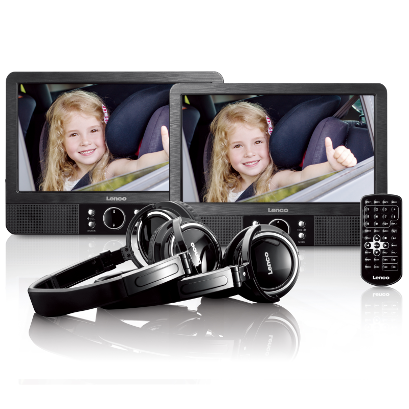 LENCO MES-415 Tragbarer DVD-Spieler, Schwarz