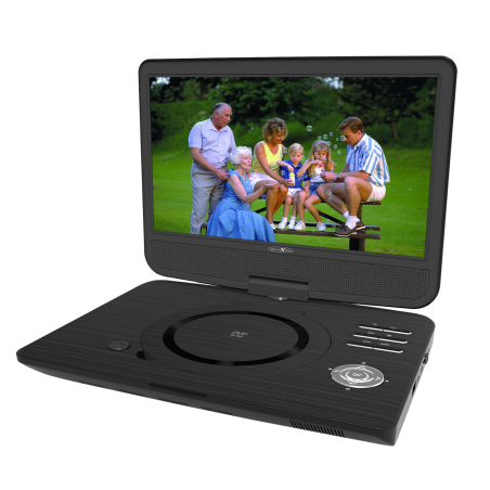 REFLEXION DVD1005 Tragbarer DVD Player, schwarz