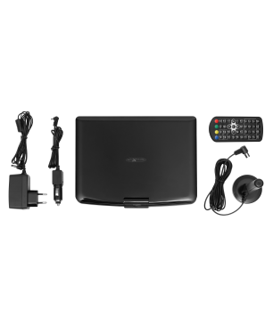 REFLEXION DVD1017 Tragbarer DVD Player, schwarz