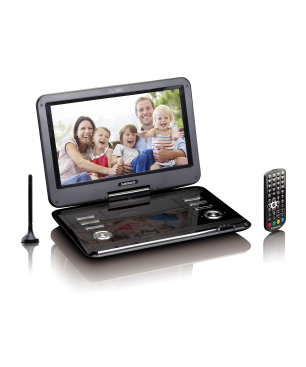 LENCO DVP-1273 Tragbarer DVD-Player, Schwarz