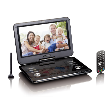 LENCO DVP-1273 Tragbarer DVD-Player, Schwarz