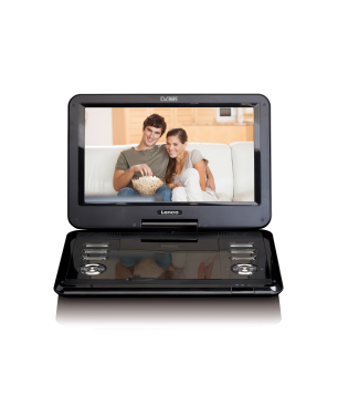 LENCO DVP-1273 Tragbarer DVD-Player, Schwarz