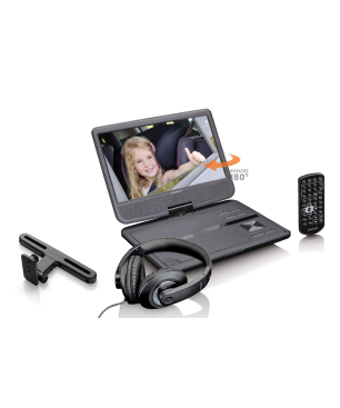LENCO DVP-1010BK Tragbarer DVD-Player, Schwarz