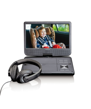 LENCO DVP-1010BK Tragbarer DVD-Player, Schwarz