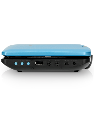 LENCO DVP-910BU Tragbarer DVD-Spieler, Schwarz-Blau