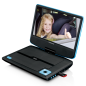 LENCO DVP-910BU Tragbarer DVD-Spieler, Schwarz-Blau