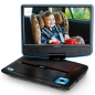 LENCO DVP-910BU Tragbarer DVD-Spieler, Schwarz-Blau