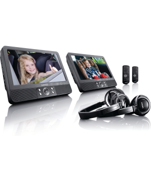 LENCO DVP-939 Tragbarer DVD-Player, Schwarz