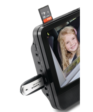 LENCO DVP-939 Tragbarer DVD-Player, Schwarz