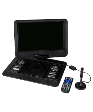 REFLEXION DVD1322 Tragbarer DVD-Player, schwarz