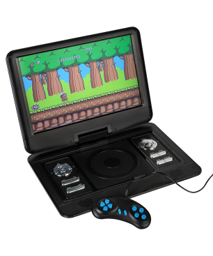 REFLEXION DVD1322 Tragbarer DVD-Player, schwarz