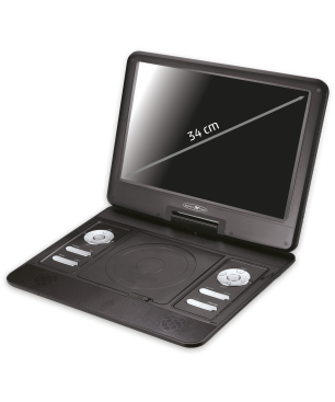 REFLEXION DVD1322 Tragbarer DVD-Player, schwarz