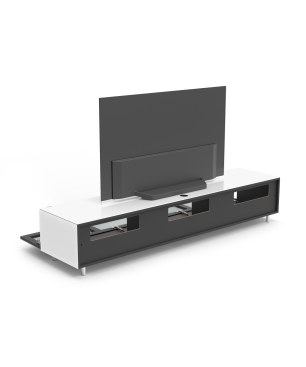 JUST BY SPECTRAL Just.Lima JRL2004T-SNG mit Stoffklappe. Für TV bis 86''. TV-Soundbar-Lowboard