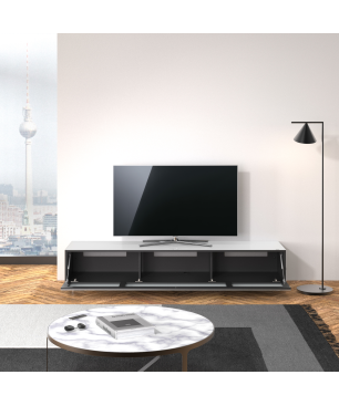 JUST BY SPECTRAL Just.Lima JRL2004T-SNG mit Stoffklappe. Für TV bis 86''. TV-Soundbar-Lowboard