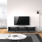 JUST BY SPECTRAL Just.Lima JRL2004T-SNG mit Stoffklappe. Für TV bis 86''. TV-Soundbar-Lowboard