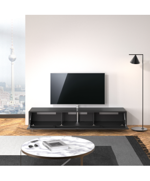 JUST BY SPECTRAL Just.Lima JRL2004T-BG mit TV-Halterung und Stoffklappe. TV-Soundbar-Lowboard