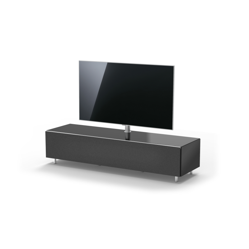 JUST BY SPECTRAL TV-Soundbar-Lowboard mit Soundbar-Ablage und TV-Halterung VESA400. JRL 1654T. Breite 165cm. Black. TV-Soundba