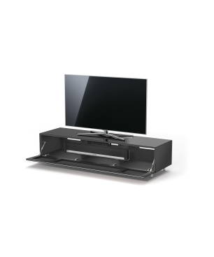 JUST BY SPECTRAL TV-Soundbar-Lowboard mit Soundbar-Ablage und TV-Halterung VESA400. JRL 1654T. Breite 165cm. Black. TV-Soundba