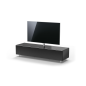 JUST BY SPECTRAL TV-Lowboard JRL 1650T mit TV-Halterung VESA400. Breite 165cm. Black. TV-Lowboard