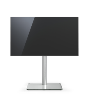 JUST BY SPECTRAL TV-Stand Just.Stand TV600 für TV bis 65'' mit Glasboden in Klarglas. Höhe 96,8cm. TV-Ständer