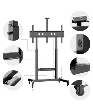 ONKRON für 50-100 Zoll, VESA 200x200-1000x600, bis 130 kg TV Ständer