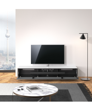 JUST BY SPECTRAL Just.Lima JRL2004T-SNG mit TV-Halterung, Soundbar-Ablage und Stoffklappe. TV-Soundbar-Lowboard