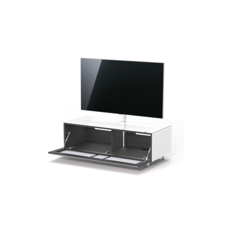 JUST BY SPECTRAL TV-Soundbar-Lowboard mit TV-Halterung VESA600. JRL 1104T. Breite 111cm. Snow.