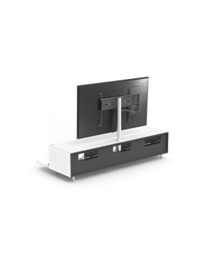 JUST BY SPECTRAL TV-Lowboard JRL 1650T mit TV-Halterung VESA600. Breite 165cm. Snow. TV-Lowboard