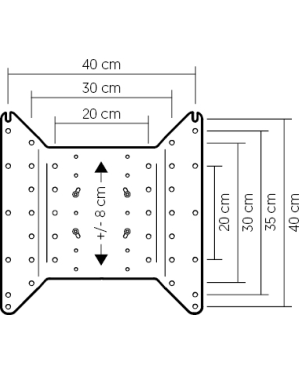 JUST BY SPECTRAL TV-Stand Just.Stand TV610SP für TV bis 65''. Glasboden in Klarglas und Universal Soundbar Ablage TV-Ständer