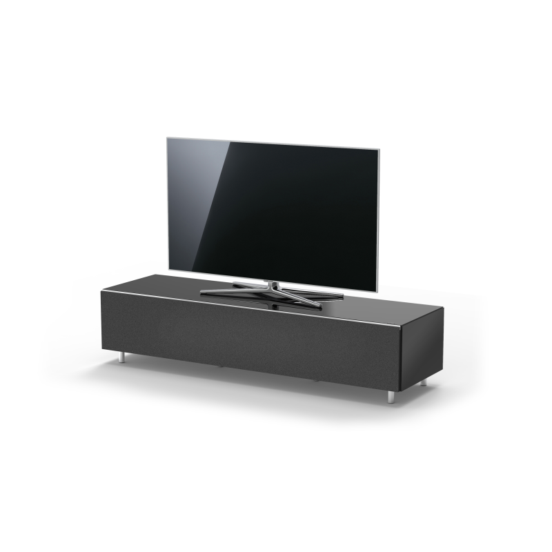 JUST BY SPECTRAL TV-Soundbar-Lowboard mit Soundbar-Ablage JRL 1654T. Breite 165cm. Black. TV-Soundbar-Lowboard