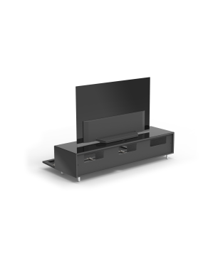 JUST BY SPECTRAL TV-Soundbar-Lowboard mit Soundbar-Ablage JRL 1654T. Breite 165cm. Black. TV-Soundbar-Lowboard