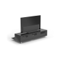 JUST BY SPECTRAL TV-Soundbar-Lowboard mit Soundbar-Ablage JRL 1654T. Breite 165cm. Black. TV-Soundbar-Lowboard