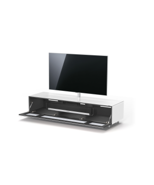 JUST BY SPECTRAL TV-Soundbar-Lowboard mit Soundbar-Ablage und TV-Halterung VESA400. JRL 1654T. Breite 165cm. Snow. TV-Soundbar