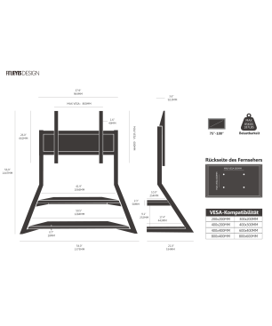 FITUEYES TT201301MB TV Ständer