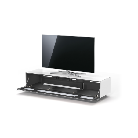JUST BY SPECTRAL TV-Soundbar-Lowboard mit Soundbar-Ablage JRL 1654T. Breite 165cm. Snow. TV-Soundbar-Lowboard