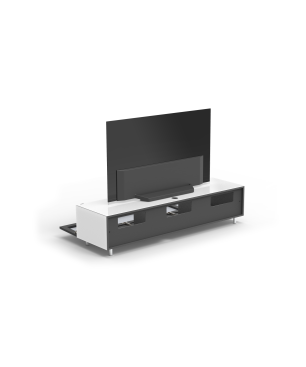 JUST BY SPECTRAL TV-Soundbar-Lowboard mit Soundbar-Ablage JRL 1654T. Breite 165cm. Snow. TV-Soundbar-Lowboard