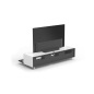 JUST BY SPECTRAL TV-Soundbar-Lowboard mit Soundbar-Ablage JRL 1654T. Breite 165cm. Snow. TV-Soundbar-Lowboard